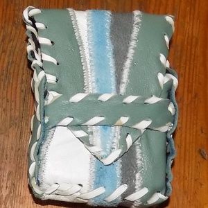 unique leather Cigaret-Pouch / Camera Pouch